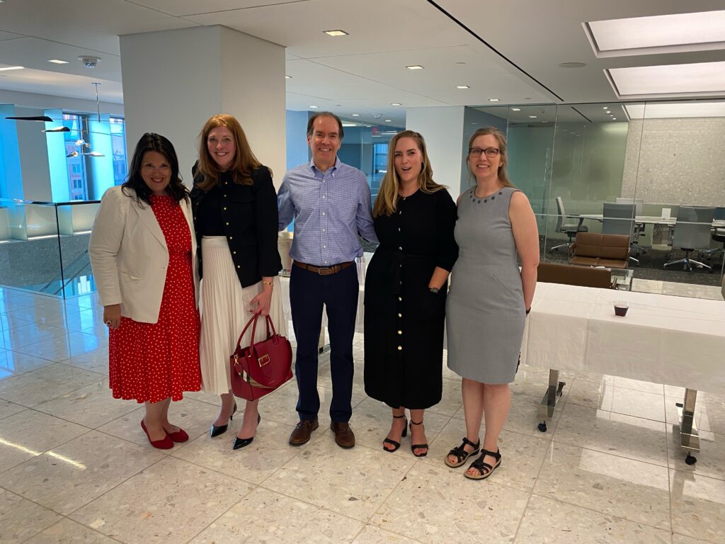 Dean Elizabeth Kronk Warner and other alumni and leaders meet in Washington, D.C.